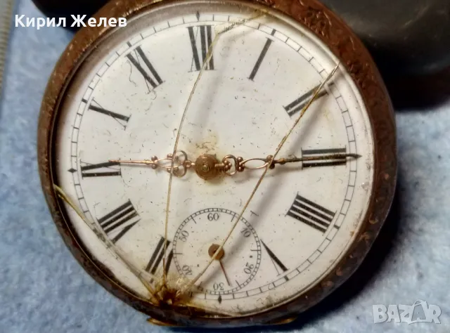 Стар СРЕБЪРЕН ДЖОБЕН ЧАСОВНИК СРЕБРО 800 с ПОЗЛАТА 6 РУБИНА РЕТРО ОРНАМЕНТИРАН 48858, снимка 12 - Антикварни и старинни предмети - 48006248