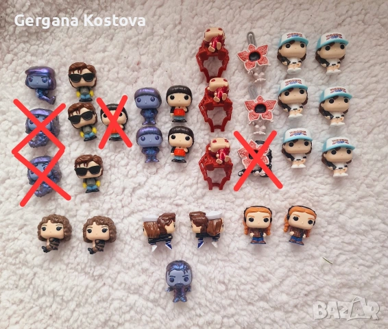 Продавам kinder joy funkopop фигурки на stranger things