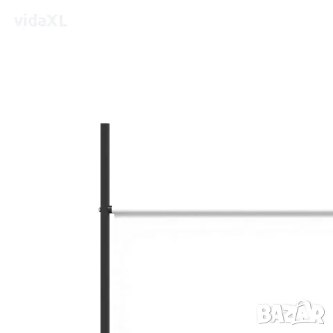vidaXL Параван за стая, 4 панела, бял, 200x200 см, текстил, снимка 6 - Паравани - 56147182