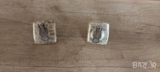 Качествени Кристални обеци с клипси внос от Англия, снимка 2 - Обеци - 38757508