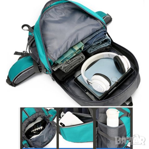 туристическа раница водоустойчива функционална за къмпинг поход планина преход туризъм, снимка 8 - Други спортове - 42457720