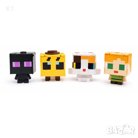 Funko Pop комплект от 4бр трансформиращи се 2в1 фигурки Майнкрафт, Minecraft Funko Pop Фънко Поп, снимка 2 - Фигурки - 55747485