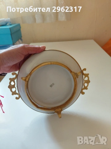 Винтидж порцеланова чиния Гръцко, снимка 2 - Антикварни и старинни предмети - 53763715