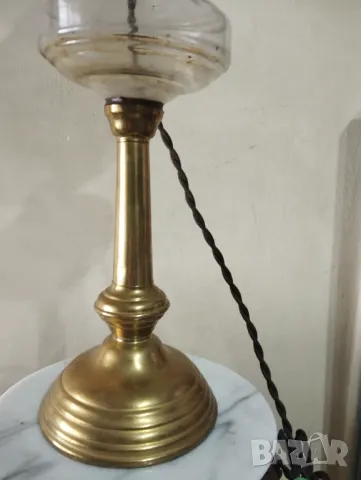 Стара настолна лампа, снимка 2 - Настолни лампи - 48279844