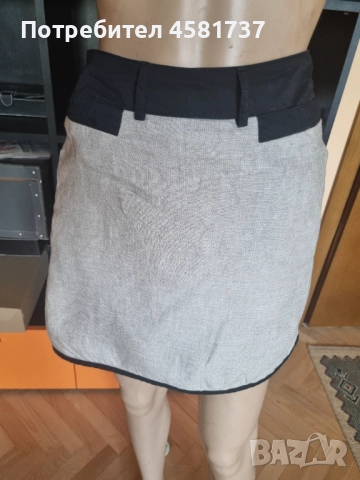 Елегантна ленена пола Mango, размер 36/S/XS/