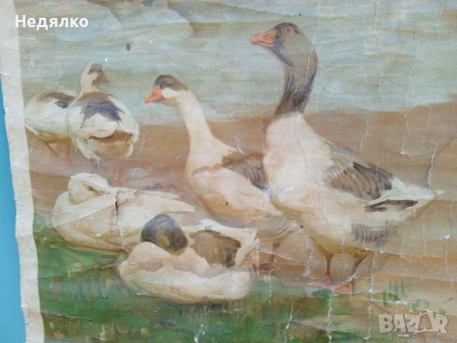 Стара карта, картина,1900г,RRR, снимка 4 - Антикварни и старинни предмети - 40688296