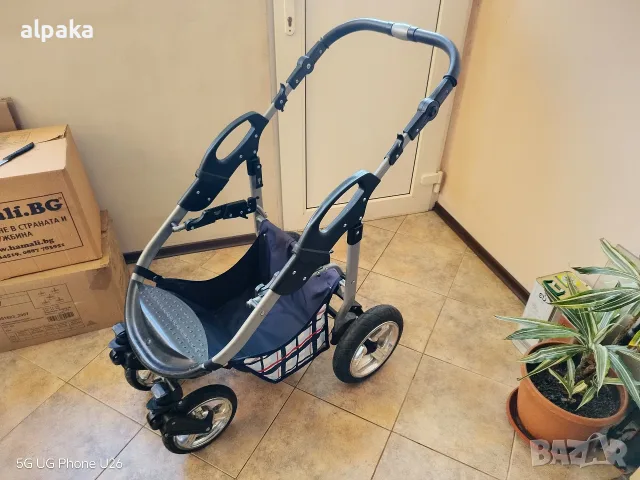 Бебешка количка Bergsteiger Capri 3 в 1 – КАТО НОВА (Пълен комплект), снимка 11 - Детски колички - 56132781