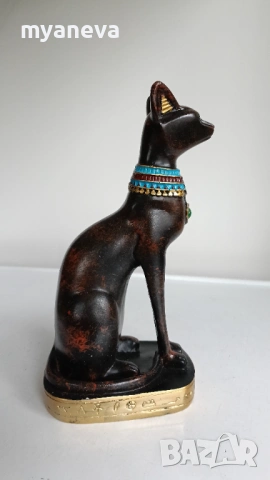 Бастет, египетска богиня на котките, дома, женствеността, плодородието, радостта , снимка 4 - Статуетки - 53470596
