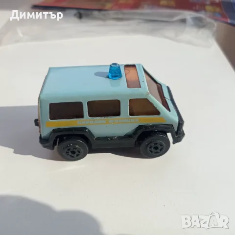 Ретро метална количка „Народна милиция“ – завод МИР Разград (СОЦ играчка), снимка 2 - Колекции - 55790127