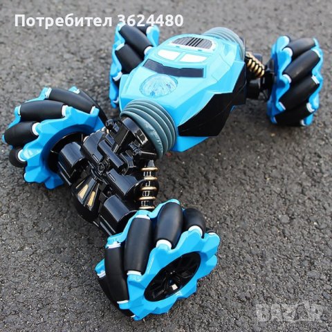 Голяма кола с акумулаторна батерия, сензорно дистанционно за управление с ръка и стандартно дистанци, снимка 2 - Коли, камиони, мотори, писти - 39994183