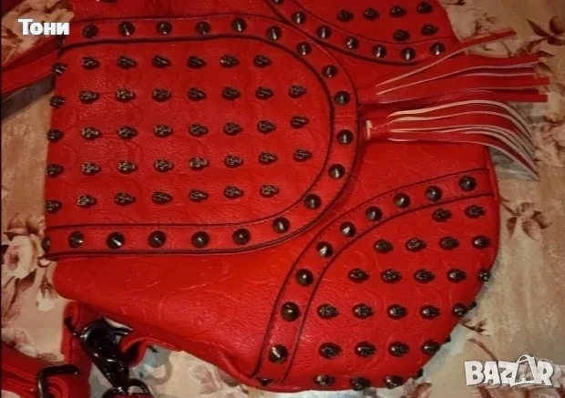 MISS LULU Оригинал Нова Кожена Дамска Раница