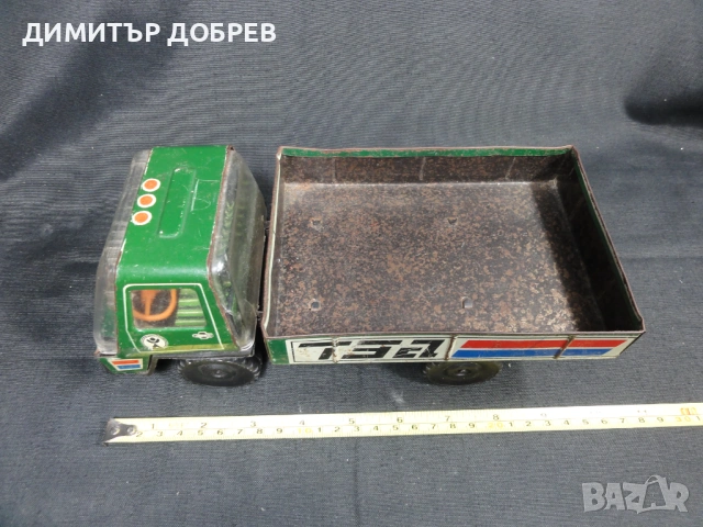 СТАРА РЕТРО СОЦ СССР ЛАМАРИНЕНА ИГРАЧКА КАМИОН КРАСНОДАР, снимка 7 - Колекции - 53647948