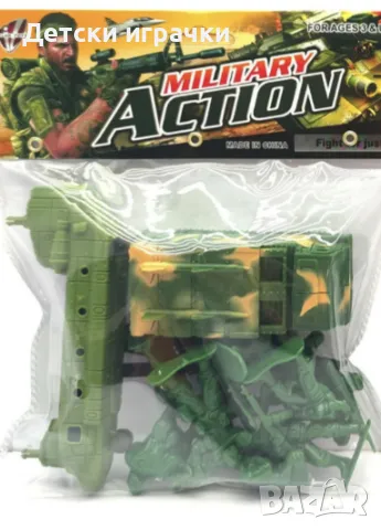 Военен комплект с войници, танк и 2 машини , снимка 2 - Други - 49777940