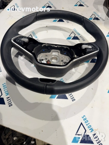 5E3419093DC кожен, мултифункционален волан от Skoda Octavia 1.5TSI, двигател DXDB/DXDE, ск. кутия ав, снимка 2 - Части - 53482709