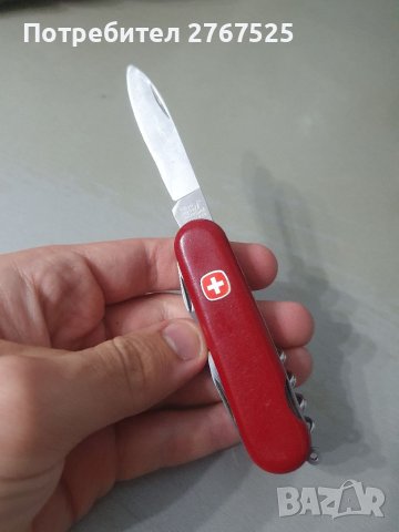 Швейцарски Wenger туристически джобен мулти нож острие, снимка 6 - Ножове - 41364082