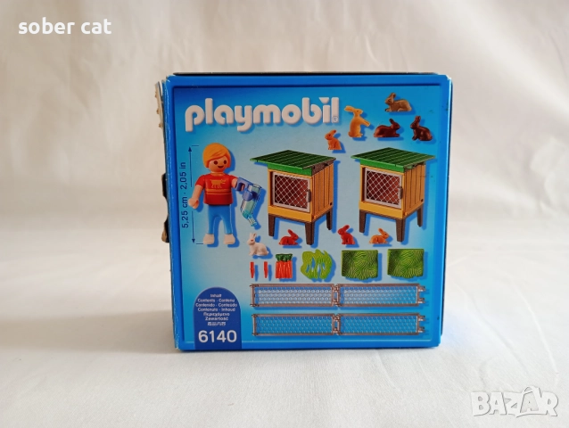 Playmobil Country комплект 6140 "Rabbit pen" от 2015 година, снимка 2 - Конструктори - 52616081