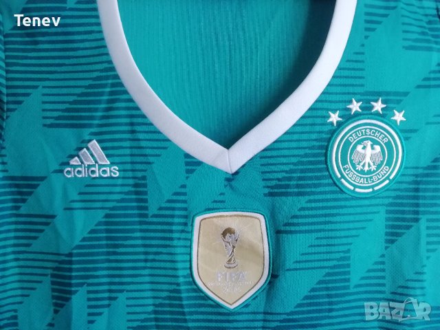Germany Adidas оригинална дамска тениска фланелка Германия Адидас размер S, снимка 3 - Тениски - 41767295