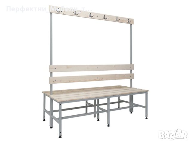 Пейки със закачалки за съблекални в училище,спортен център,завод,цехове,столова-100/150см., снимка 2 - Друго търговско оборудване - 44489884