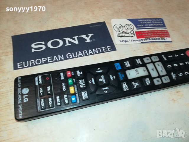 LG BLU-RAY REMOTE CONTROL 1906231750, снимка 2 - Други - 41267207