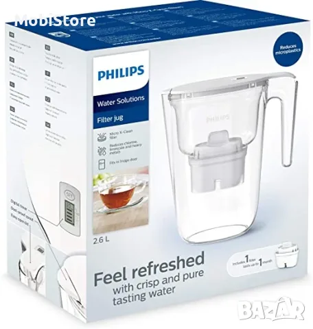 Филтрираща кана Philips AWP2935WHT 2.6л бяла