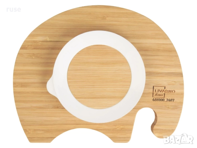 НОВИ! Детска чиния от бамбук слонче или бухал, снимка 3 - Прибори, съдове, шишета и биберони - 52401073