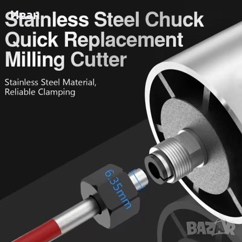 Електрически тример за дърво, мощност 800 W, обороти 30000 об/мин,, снимка 3 - Други инструменти - 52245959