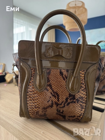 Дамска чанта тип Celine Nano Luggage (Реплика), снимка 6 - Чанти - 56266869