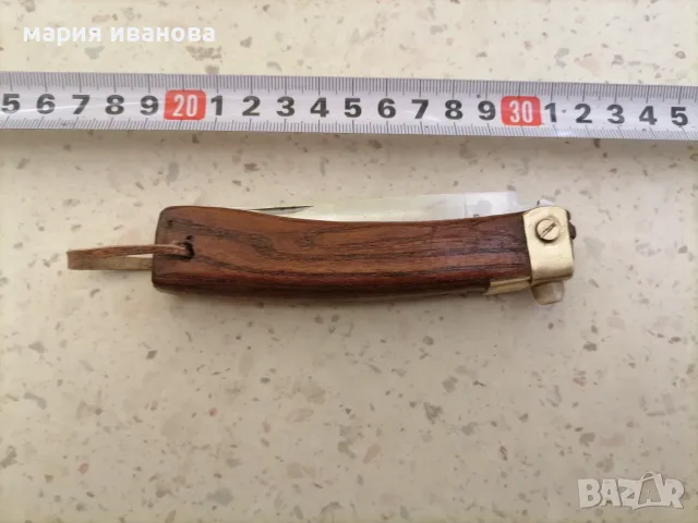 Джобна ножка стомана бронз, снимка 2 - Ножове - 55962131
