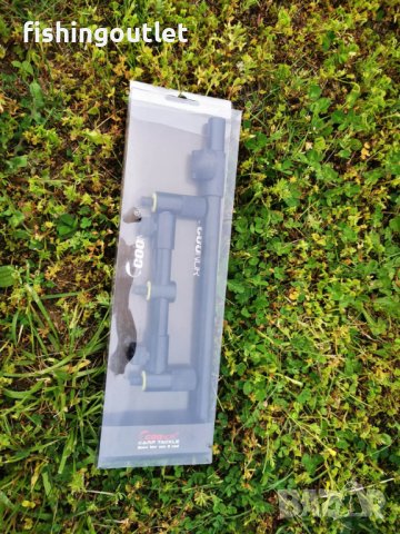 Алуминиево колче с бъзбар за две въдици , снимка 5 - Такъми - 40810089