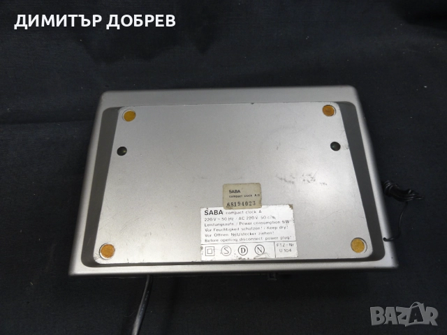 СТАР РЕТРО ТРАНЗИСТОР MW/FM РАДИО LED ЧАСОВНИК SABA GERMANY, снимка 7 - Радиокасетофони, транзистори - 51932626