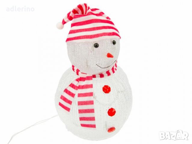 Пластмасов Снежен човек, снежен човек мини, акрил, снимка 2 - Декорация за дома - 34534842