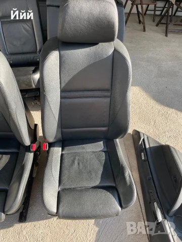 Черен рекаро салон от X5 Е70 6+1, снимка 11 - Автомобили и джипове - 50832413