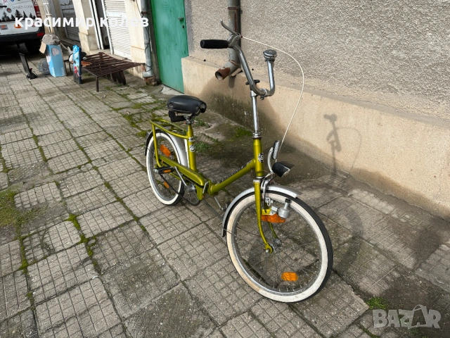 ретро сгъваем велосипед " HERCULES"/20 цола/, снимка 8 - Антикварни и старинни предмети - 53392865