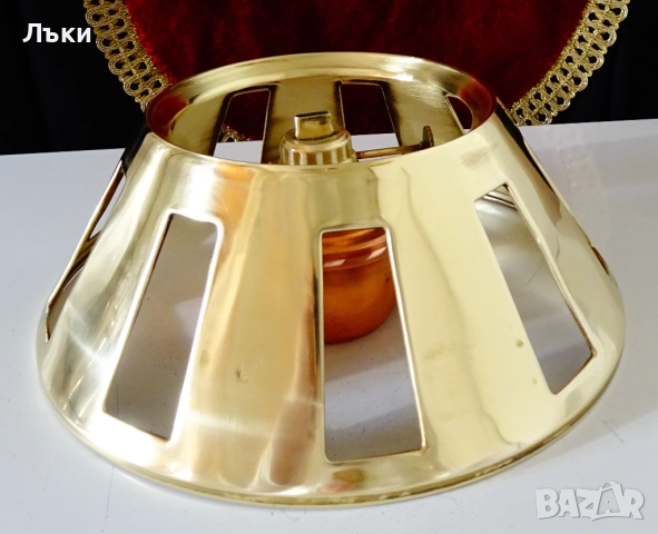 Медна тенджера със стойка,меден спиртник,фондю. , снимка 4 - Антикварни и старинни предмети - 52496138