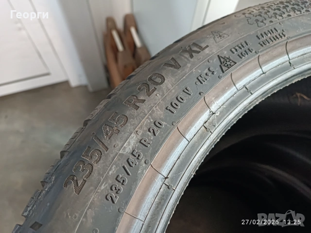 4бр. зимни гуми 235/45/20 Continental, снимка 9 - Гуми и джанти - 53664021