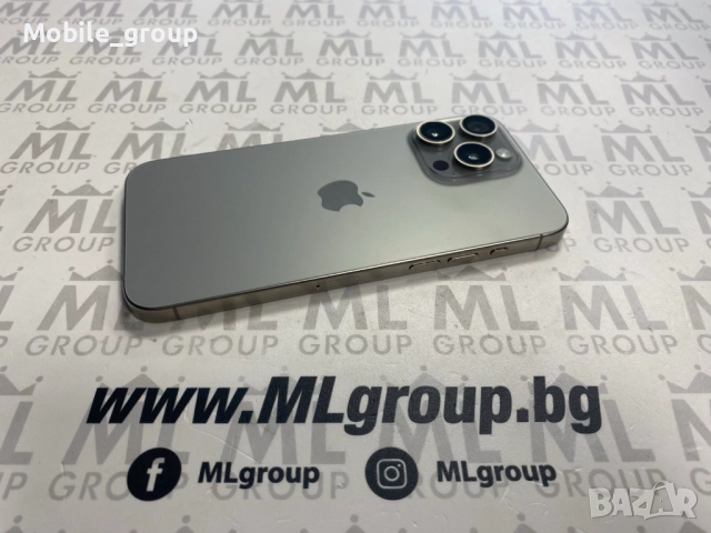 #MLgroup предлага iPhone 15 Pro Max 256GB Natural Titanium 87%, втора употреба., снимка 3 - Apple iPhone - 52720302