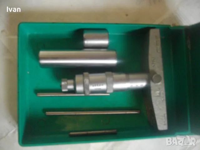 НОВ РУСКИ СССР USSR МИКРОМЕТЪР МЕТРИЧЕН ДЪЛБОКОМЕР 0-100мм ПЪЛЕН КОМПЛЕКТ ГМ-100, снимка 4 - Други инструменти - 48483172