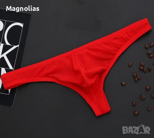 Мъжки секси полупрозрачни прашки , снимка 6 - Бельо - 44604427