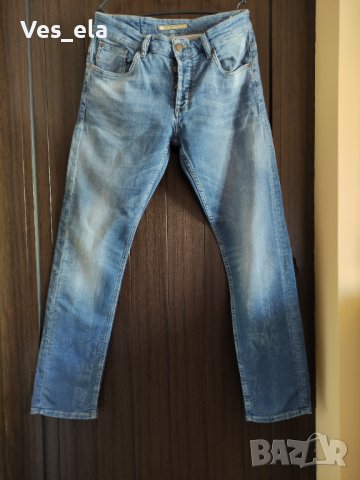 Летни мъжки дънки с лека еластичност WE DENIM , снимка 1 - Дънки - 39895489