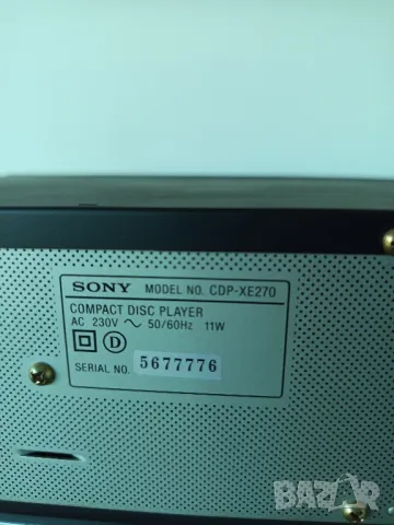 SONY CDP- XE 270, снимка 8 - Ресийвъри, усилватели, смесителни пултове - 49377222