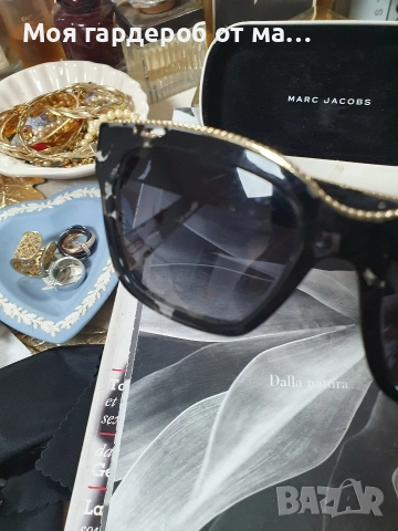 Слънчеви очила Marc Jacobs. рядьк модел с позлатен край, снимка 3 - Слънчеви и диоптрични очила - 53735635