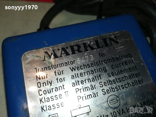 MARKLIN TRAFO 6473-MADE IN WESTERN GERMANY 1209251047, снимка 10 - Друга електроника - 51687864