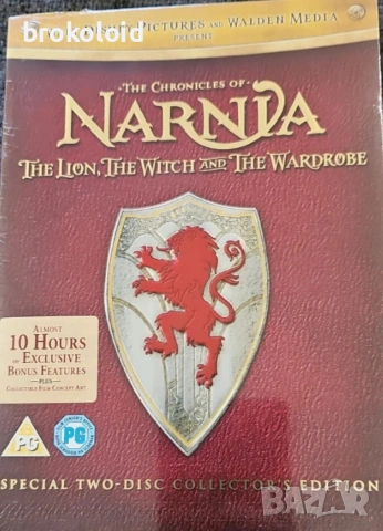 Chronicles Narnia Lion Witch Wardrobe - Хроники Нарния Лъвът Вещицата и Гардеробът 2 DISC DVD 2005