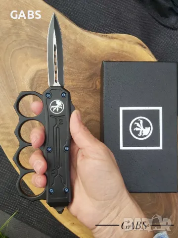Автоматичен  нож Microtech тип бокс, снимка 6 - Ножове - 49435068