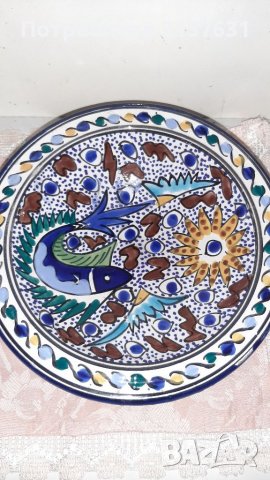 ДЪЛБОКА ПОРЦЕЛАНОВА ЧИНИЯ - РЪЧНО РИСУВАНА 