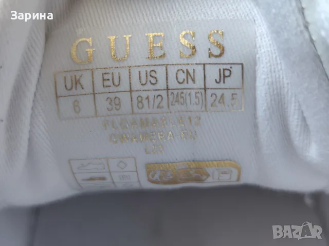 Дамски обувки Guess, снимка 4 - Маратонки - 55996633