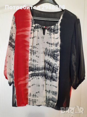 Дамска туника от шифон с подплата