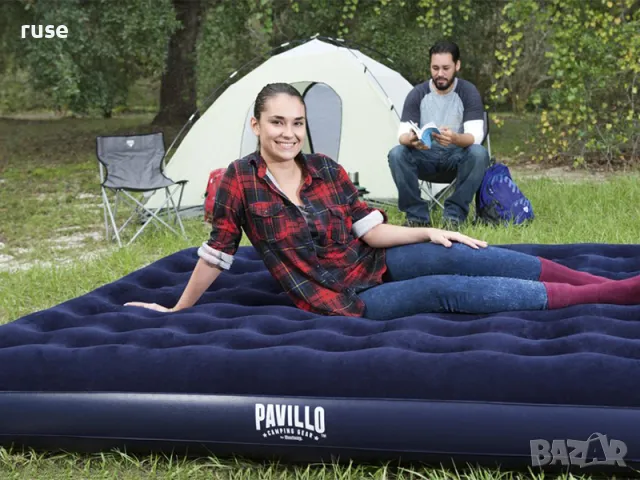 НОВИ! Надуваем матрак легло двоен голям Bestway 203x183x22см, снимка 6 - Надуваеми легла - 47339875