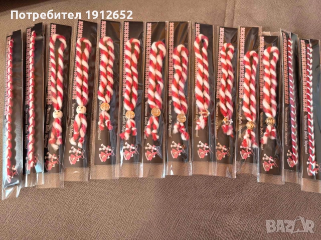 Продава български мартеници на едро и дребно.отстъпки -изпраща по еконт и спиди., снимка 3 - Ръчно изработени сувенири - 35502371