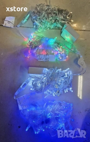 Коледни LED лампички, 100бр лампички/10 метра гирлянд., снимка 12 - Декорация за дома - 52792881